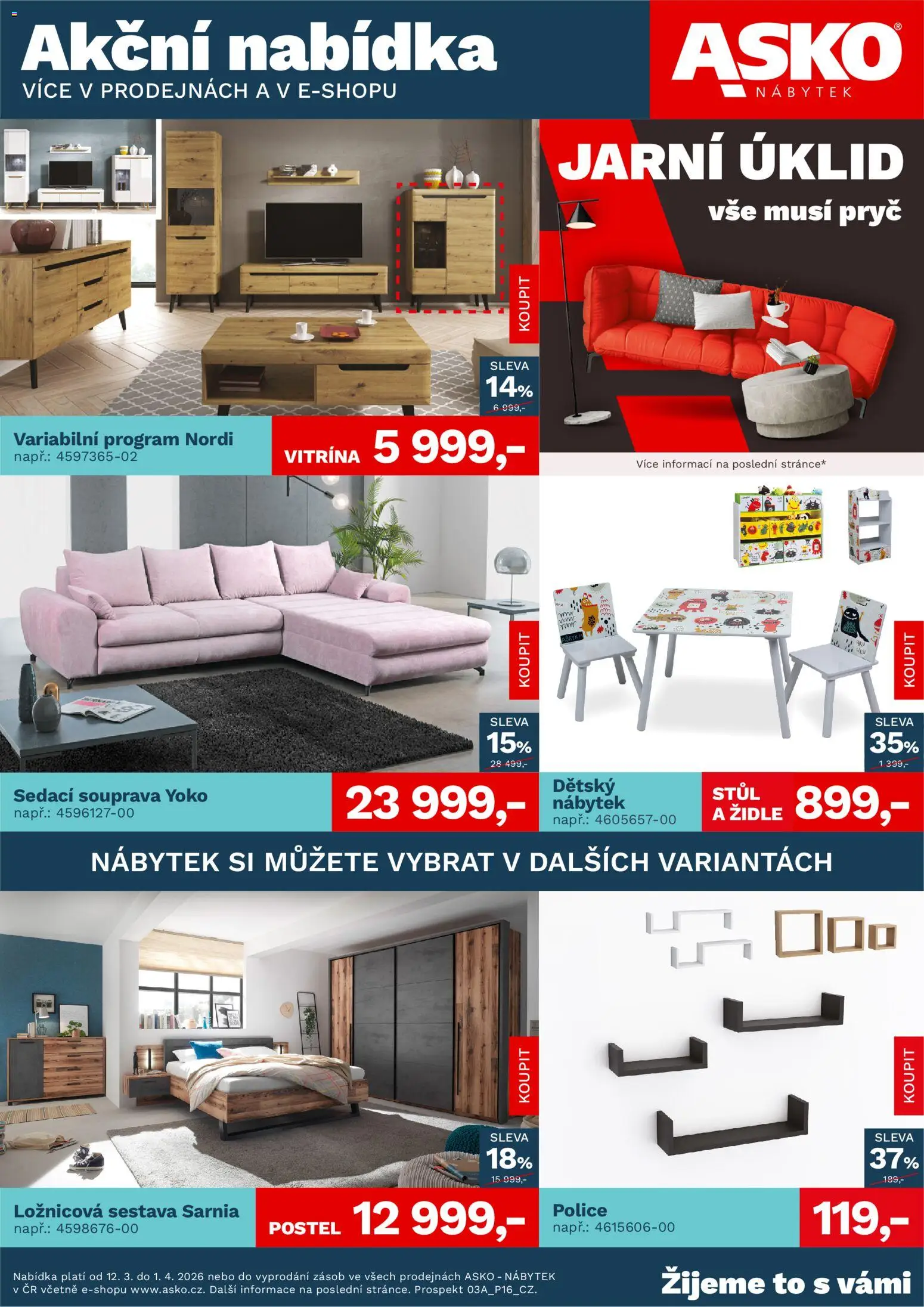 Náhled nabídky: ASKO nábytek ASKO nábytek leták platný od 12.03.2026