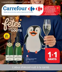 Voorbeeld van Publicité van winkel Carrefour geldig vanaf 26/11/2025