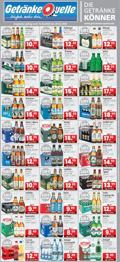 Vorschau von dem Prospekt des Geschäftes Getränke Quelle, gültig ab dem 16.02.2026