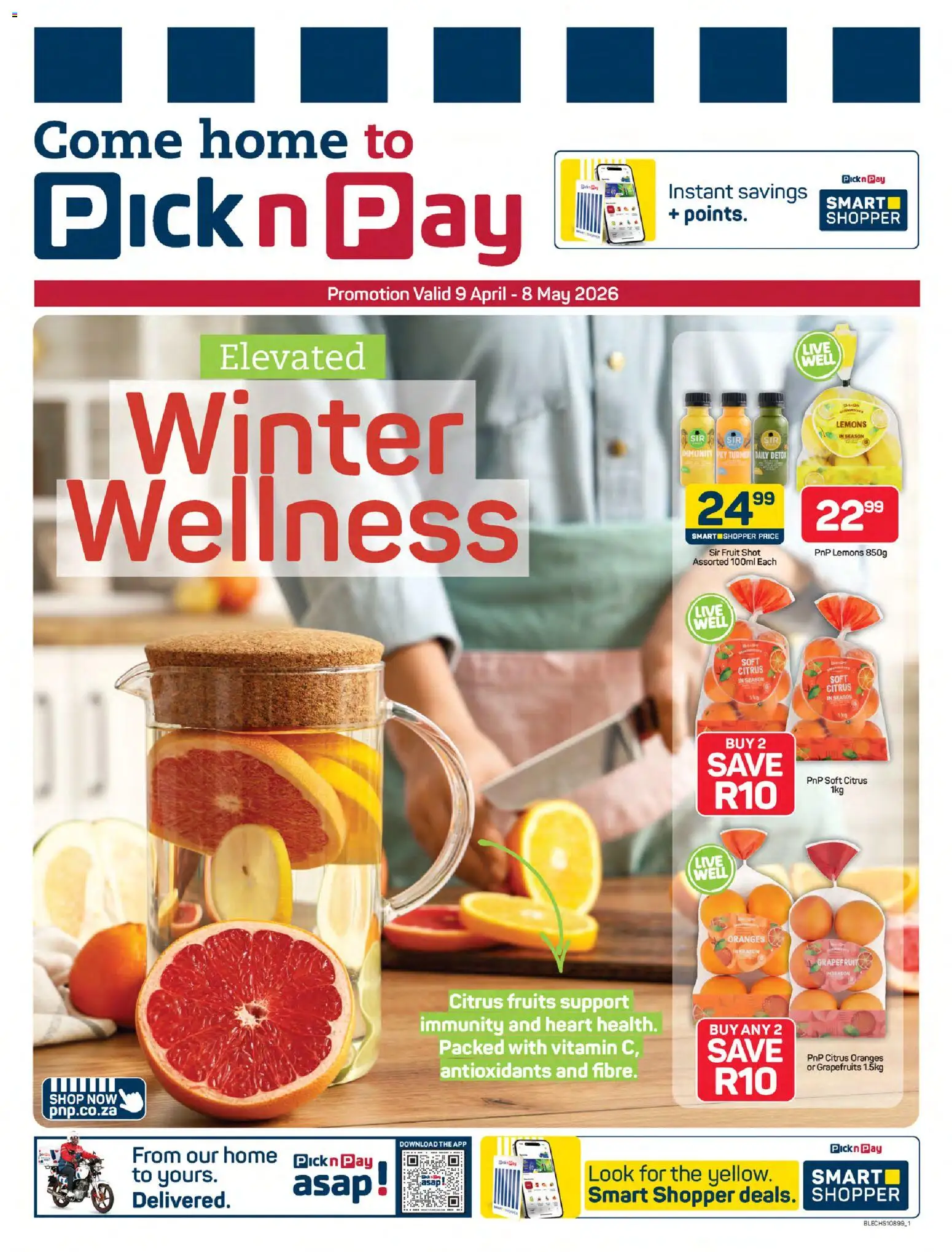 Preview of Pick n Pay flyer valid from 09/04/2026 - Fruit, Oranges, Lemons, Grapefruit