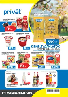 PRIVÁT - PRIVÁT akciós újság megtekintése, amely érvényes 2026.04.23.-től