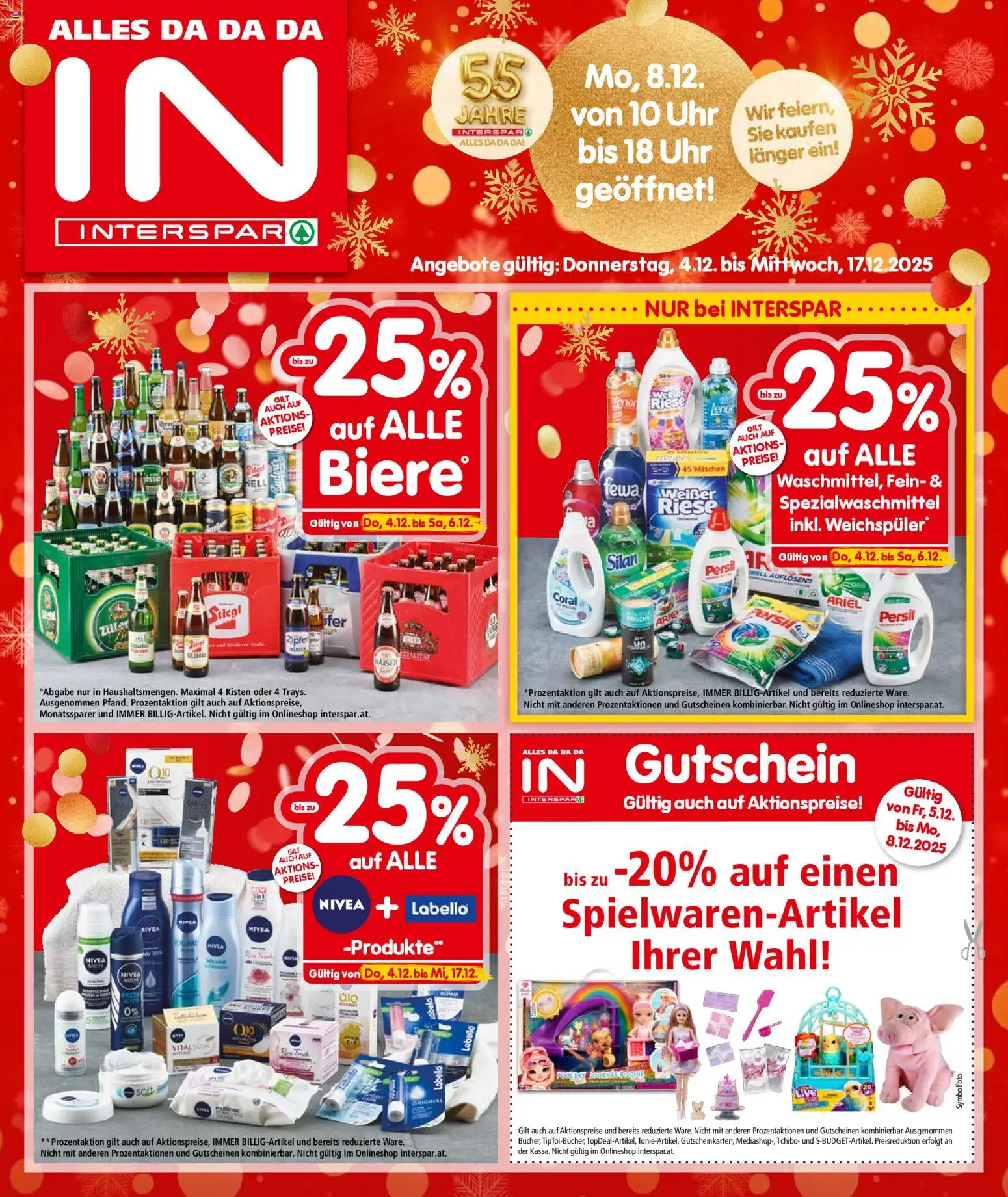 Vorschau der Angebote: Interspar Tirol gültig ab 04.12.2025