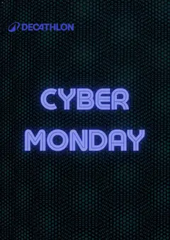 Pogląd gazetki "Cyber Monday" ze sklepu Decathlon ważnej od 01.12.2025
