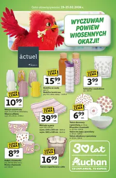 Pogląd gazetki "Wiosenne Okazje Hipermarket" ze sklepu Auchan ważnej od 19.02.2026