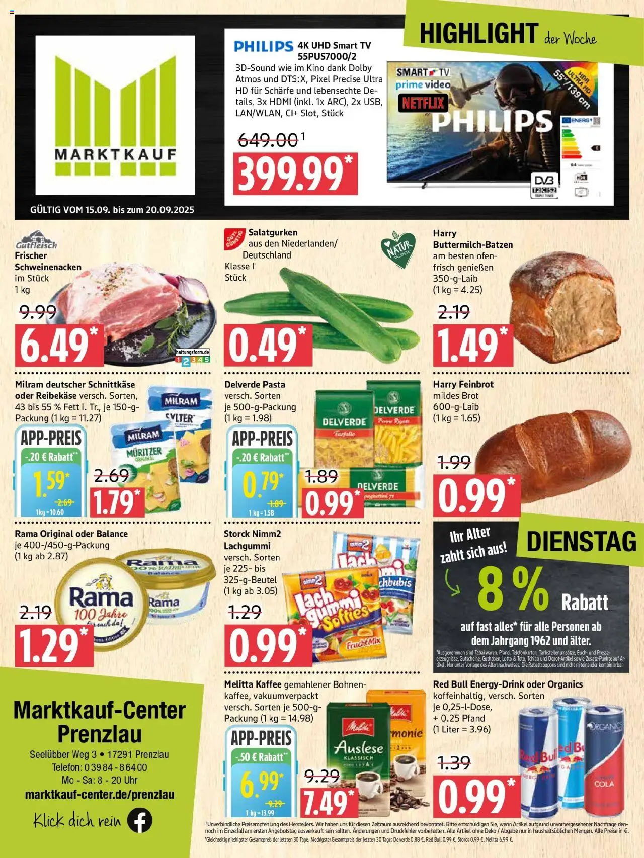 MARKTKAUF Prospekt ab Montag 14.09.2025 > Marktkauf: Wochenangebote