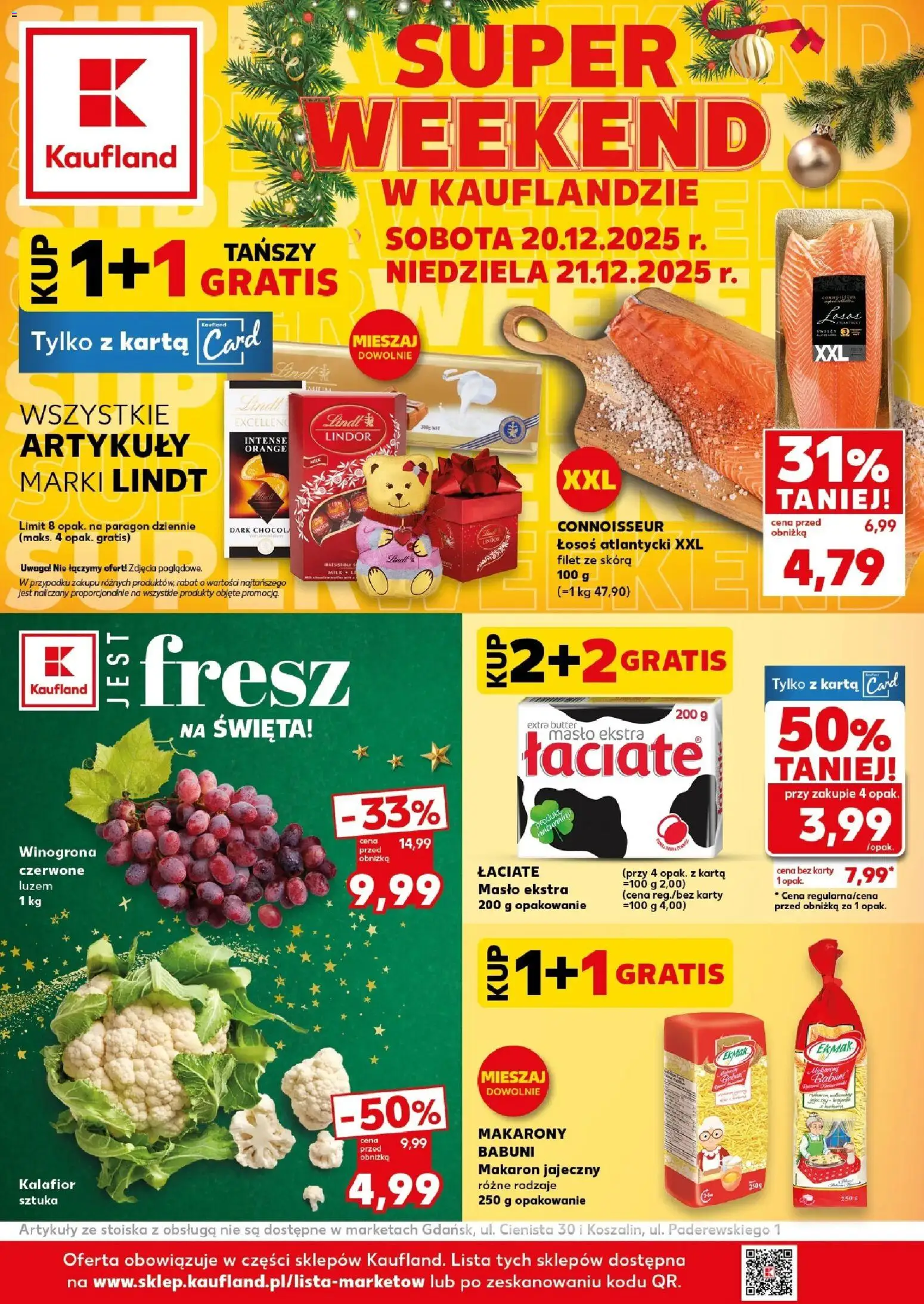 Pogląd gazetki "Super weekend" ze sklepu Kaufland ważnej od 20.12.2025