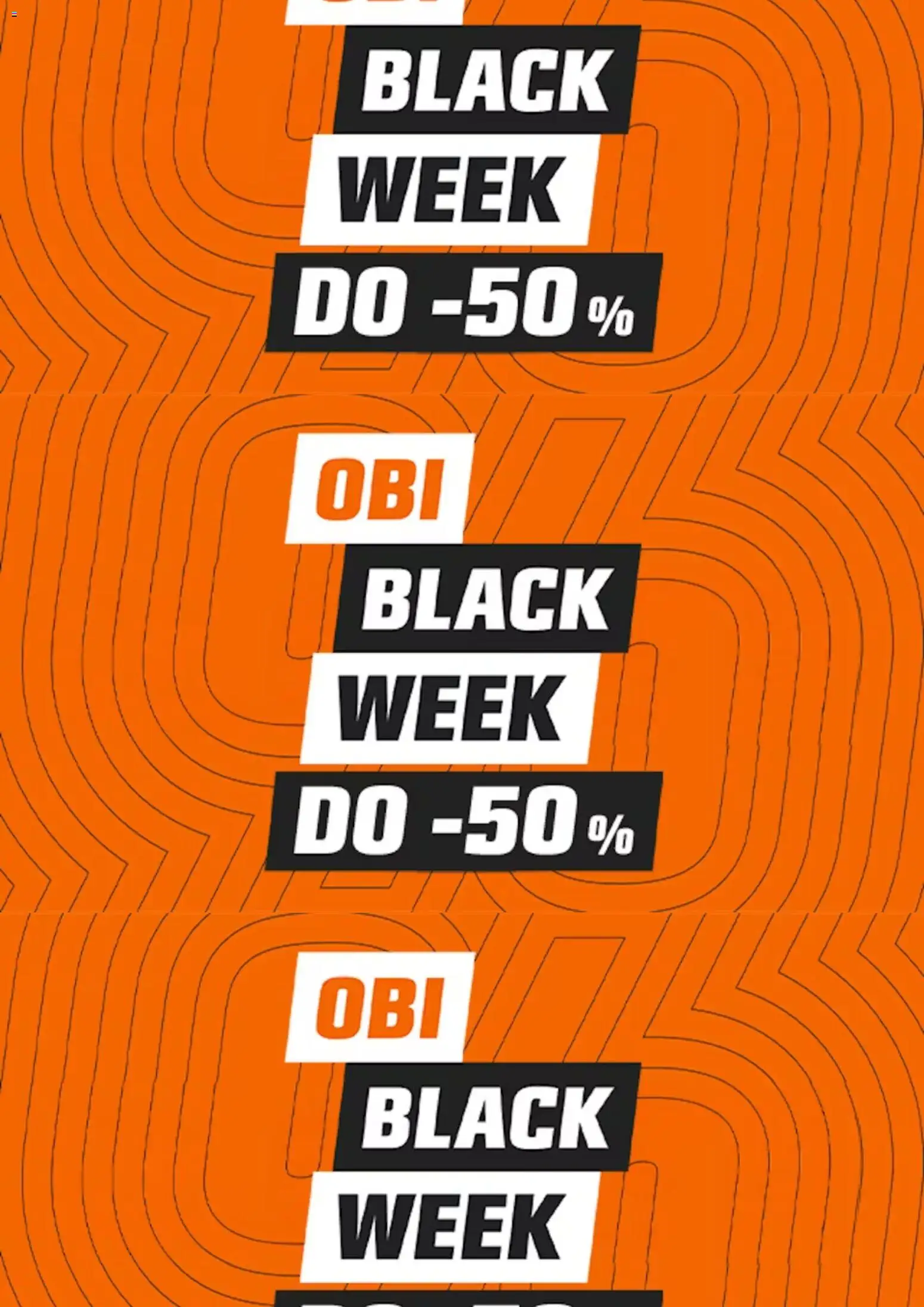 Pogląd gazetki "Black Friday" ze sklepu OBI ważnej od 24.11.2025