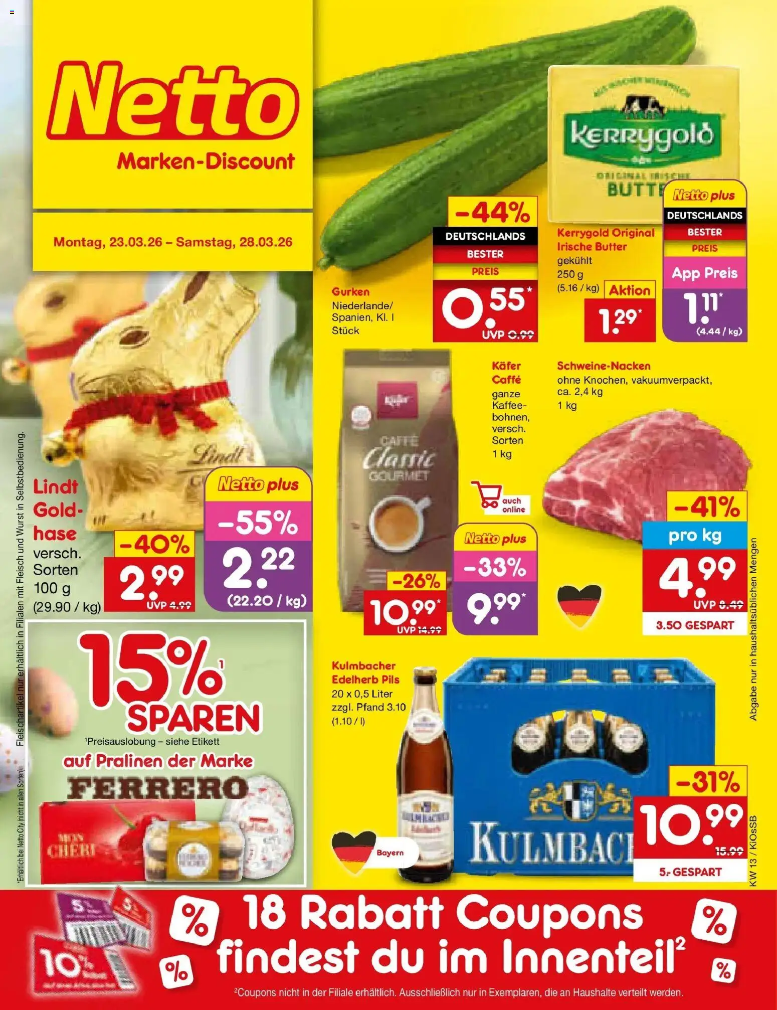 Vorschau von dem Prospekt des Geschäftes Netto Marken-Discount, gültig ab dem 23.03.2026