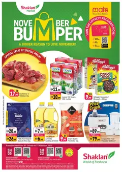 Preview of the catalogue November Bumper - Behind Abu Hail Centre of store Shaklan valid from 30 Oct, 2025