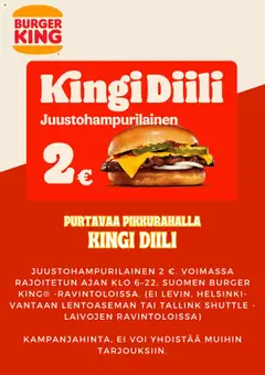 Kaupan Burger King Tarjoukset esikatselu, voimassa 13/10/2025 | Sivu: 3