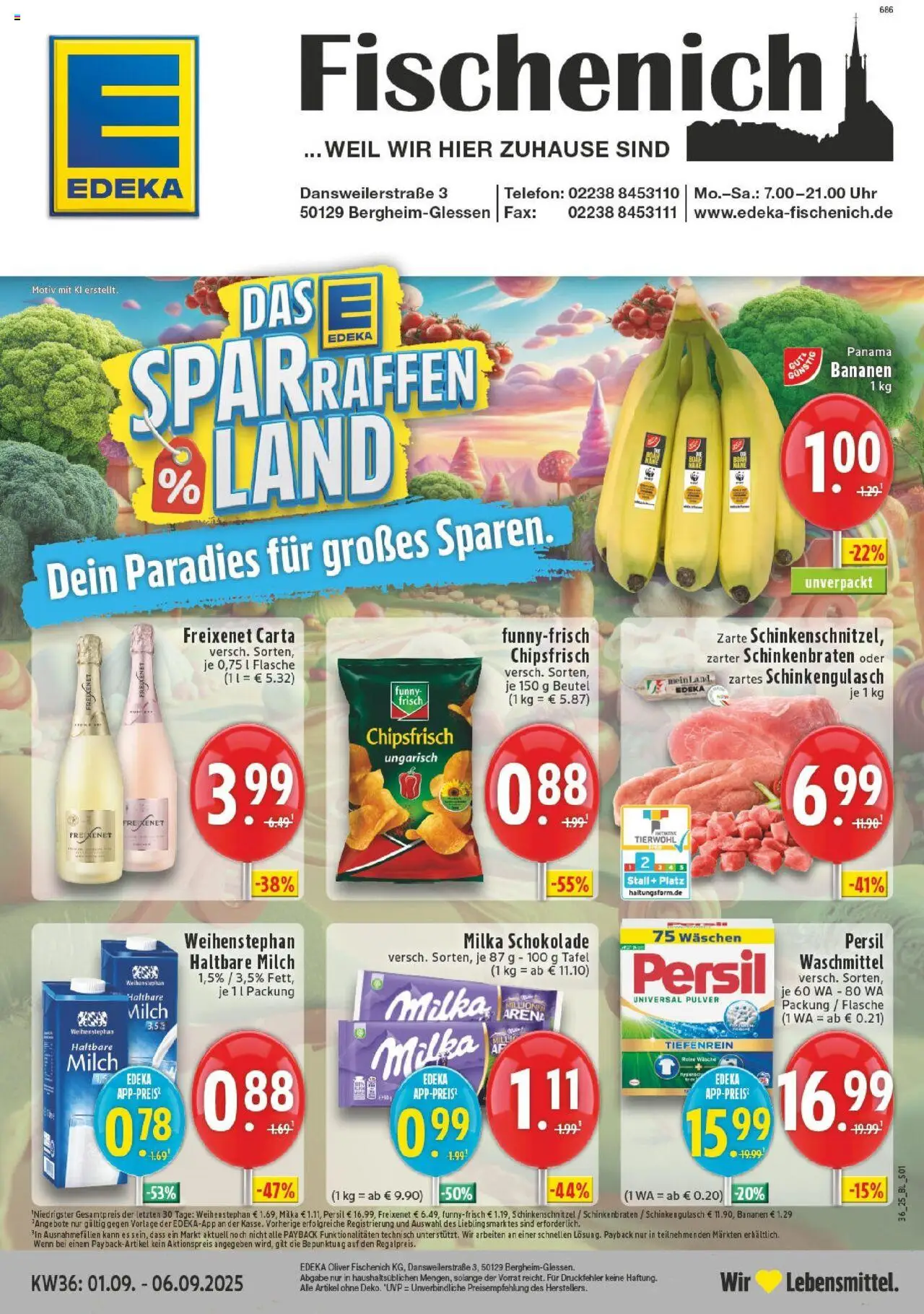 EDEKA Prospekt ab 01.09.2025 - Prospekt Bergheim Online