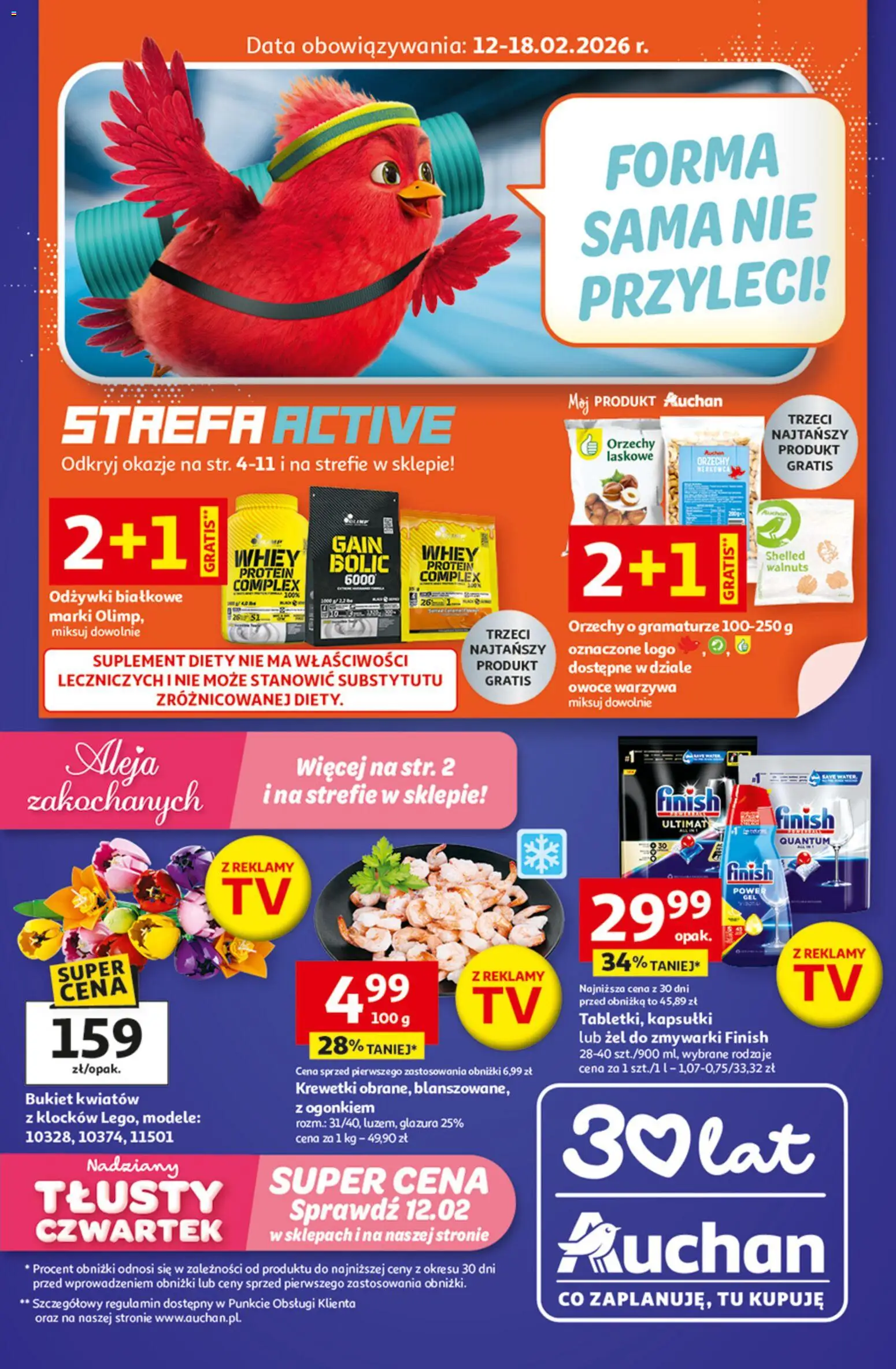 Pogląd gazetki "30 Lat Hipermarket" ze sklepu Auchan ważnej od 12.02.2026