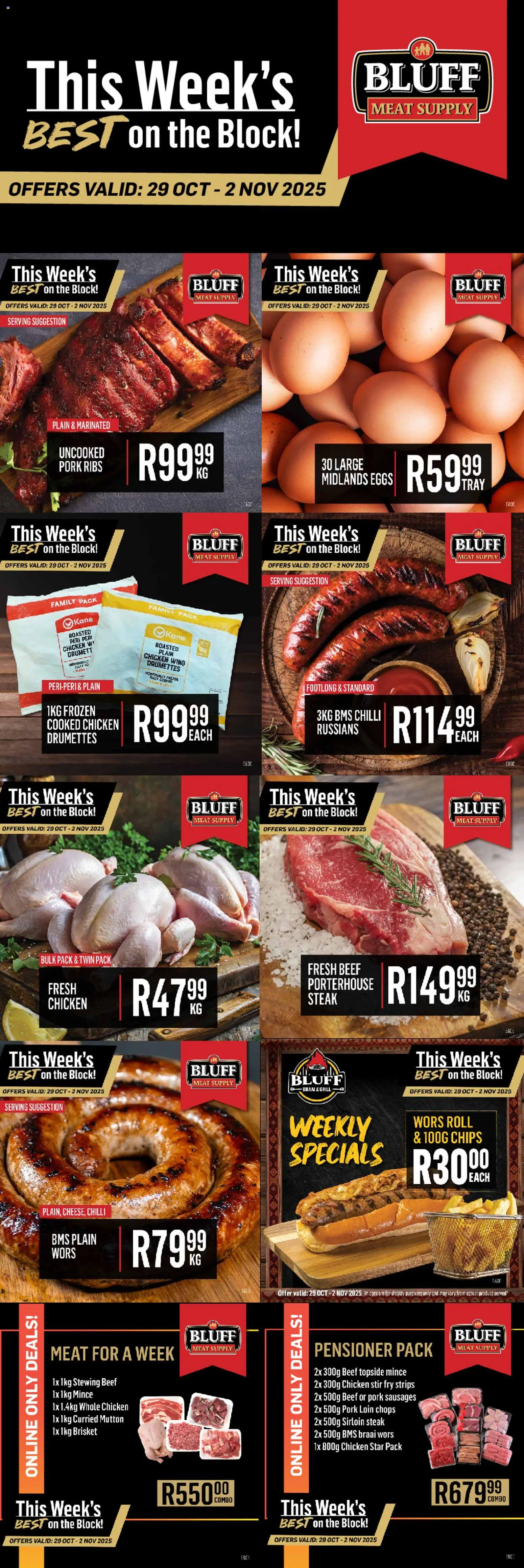 Preview of Bluff Meat Supply flyer valid from 29/10/2025