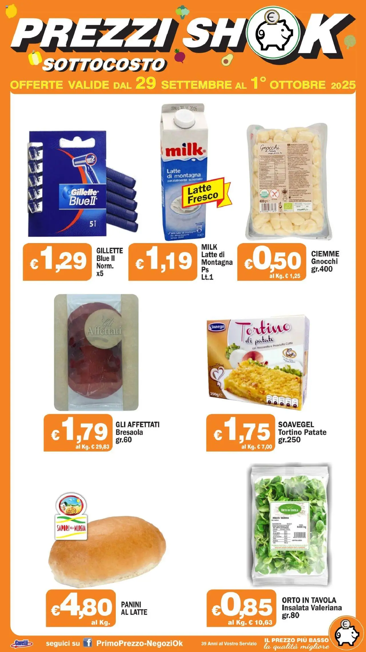 Volantino Primo Prezzo valido da 29/09/2025 numero di pagina 1