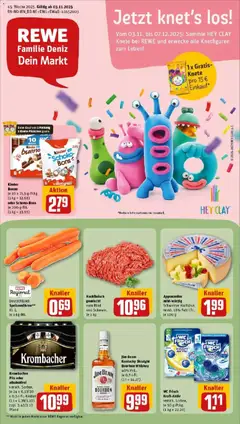 Vorschau von dem Prospekt des Geschäftes Rewe, gültig ab dem 03.11.2025