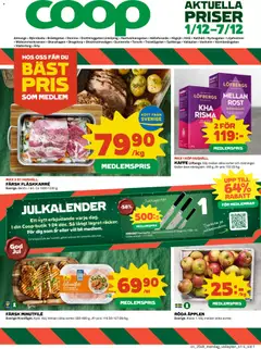 Förhandsgranska reklamblad Almunge från butik Coop gäller från 01/12/2025