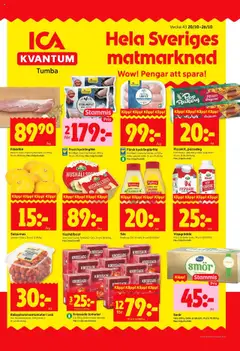 Förhandsgranska reklamblad Tumba från butik ICA Kvantum gäller från 20/10/2025