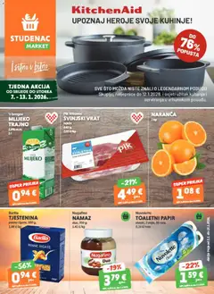 Pregled letka Katalog trgovine Studenac vrijedi od 07.01.2026