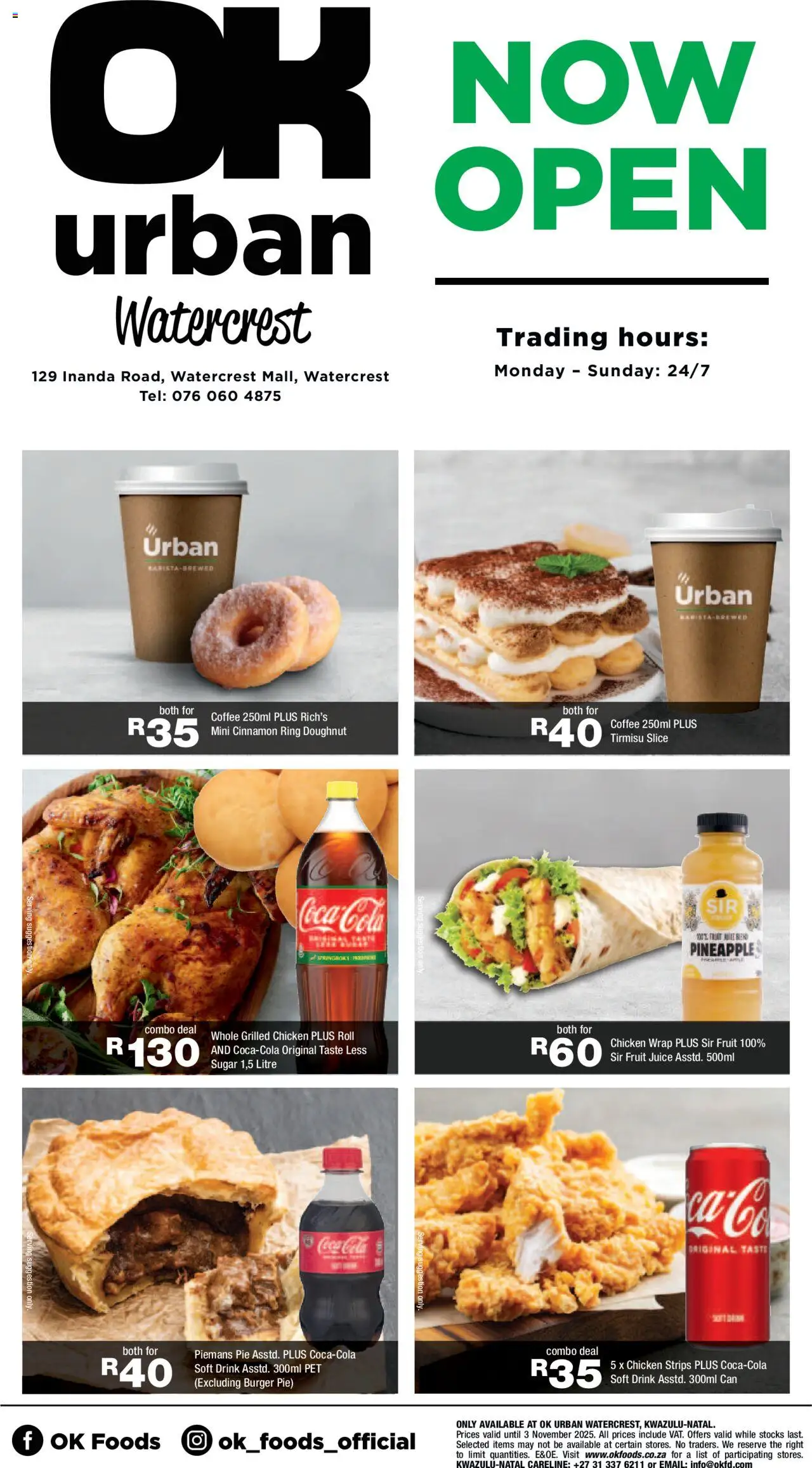 OK Foods Kwazulu Natal - OK Urban from 08/10 - 03/11/2025 > Promotions