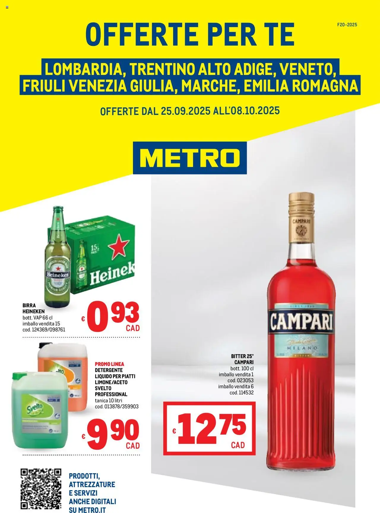 Volantino Metro valido da 25/09/2025 numero di pagina 1