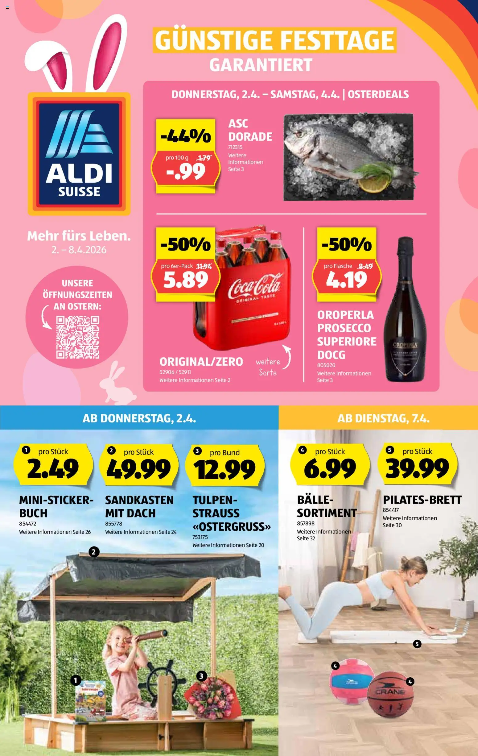 Vorschau des Merkblatts Aldi aktionen vom Shop Aldi gültig von 02.04.2026 bis 08.04.2026