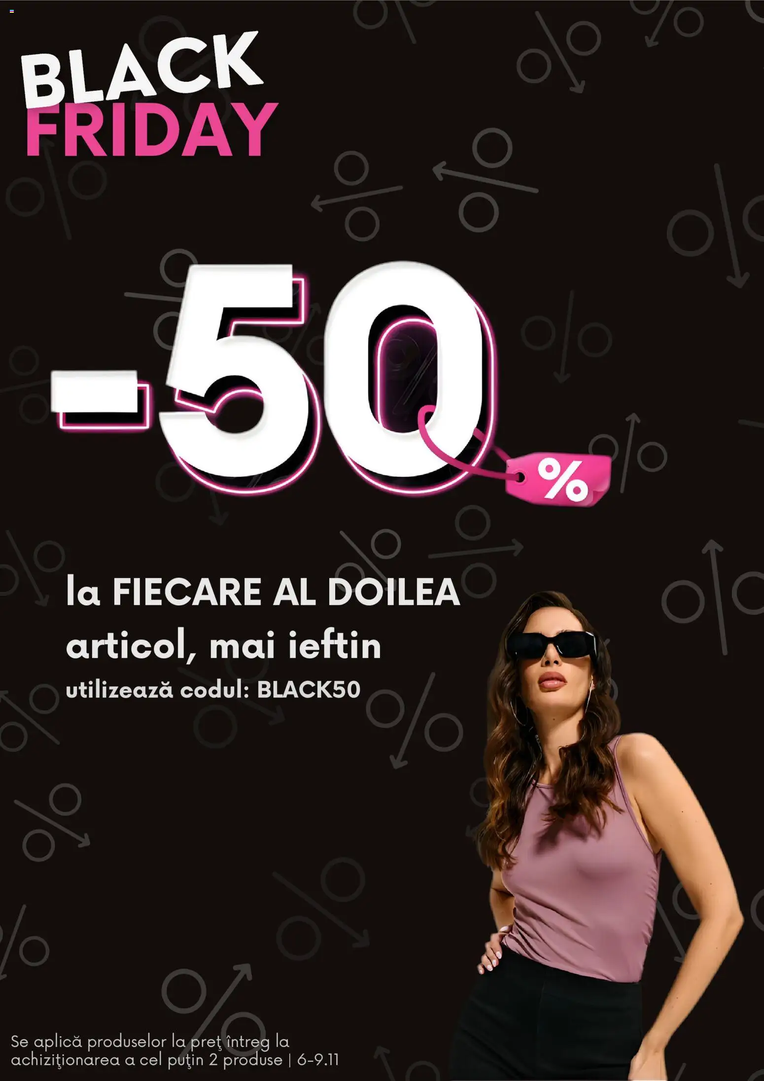 Previzualizarea de cataloage: Sinsay Black Friday valabil de la 06.11.2025