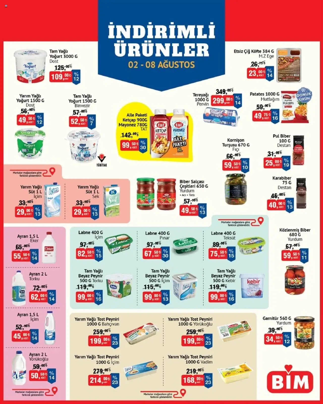BİM Katalog bu hafta (02 Ağustos 2025) - Aktüel Broşür - Sayfa numarası 1