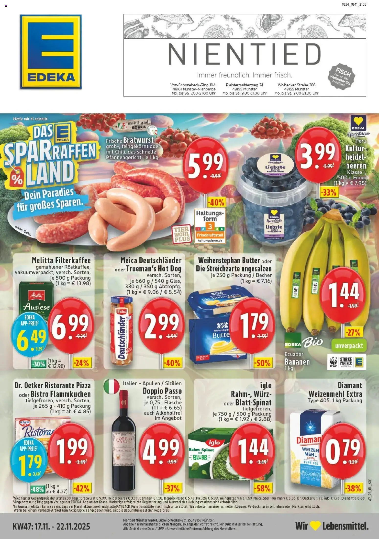 Vorschau von dem Prospekt des Geschäftes Edeka, gültig ab dem 17.11.2025