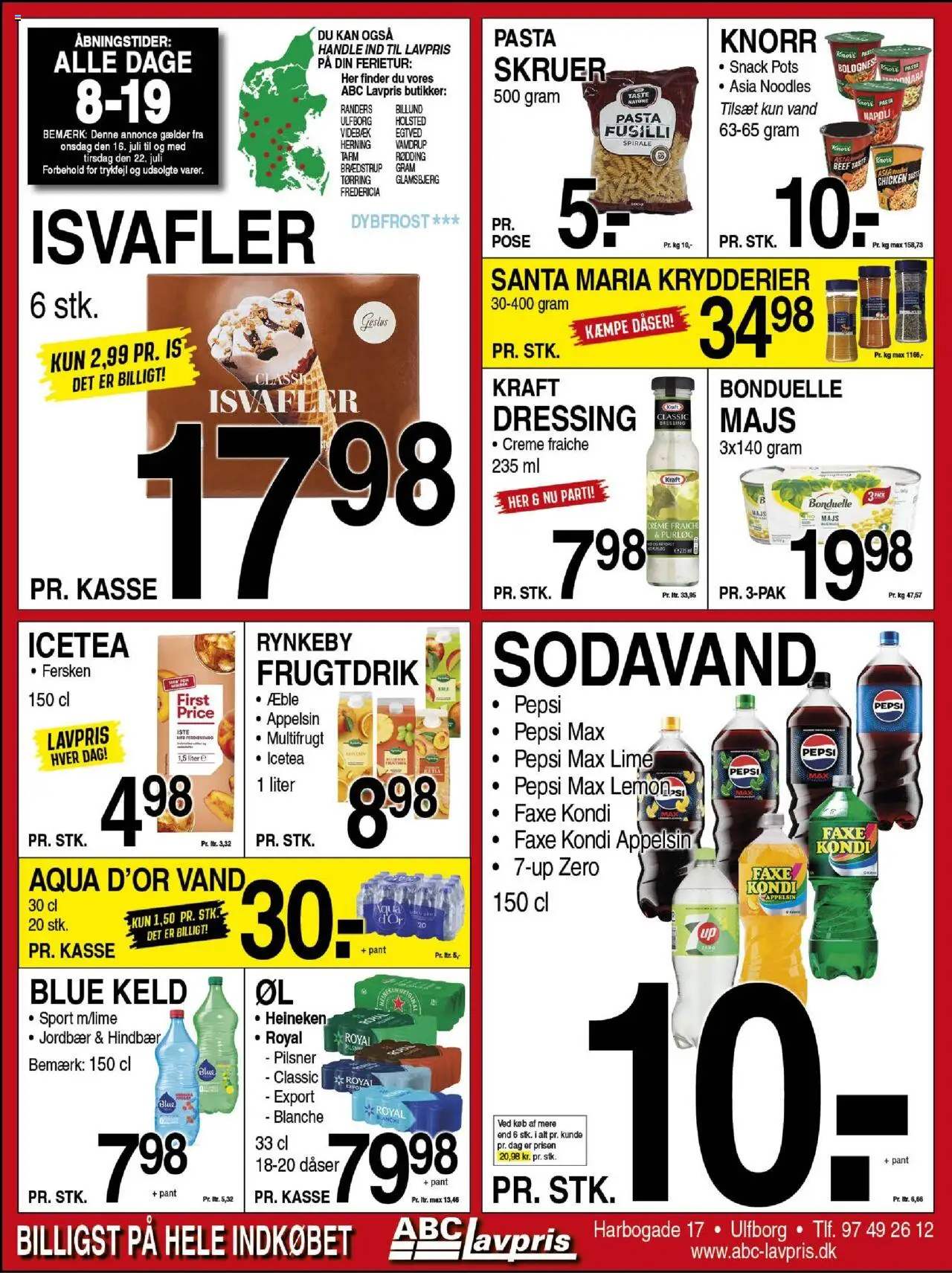 Abc Lavpris tilbudsavis gyldig fra 16/07/2025 - side 1
