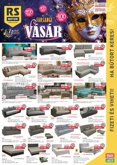 RS Bútor - Akciós újság RS Bútor megtekintése, amely érvényes 2026.01.30.-től