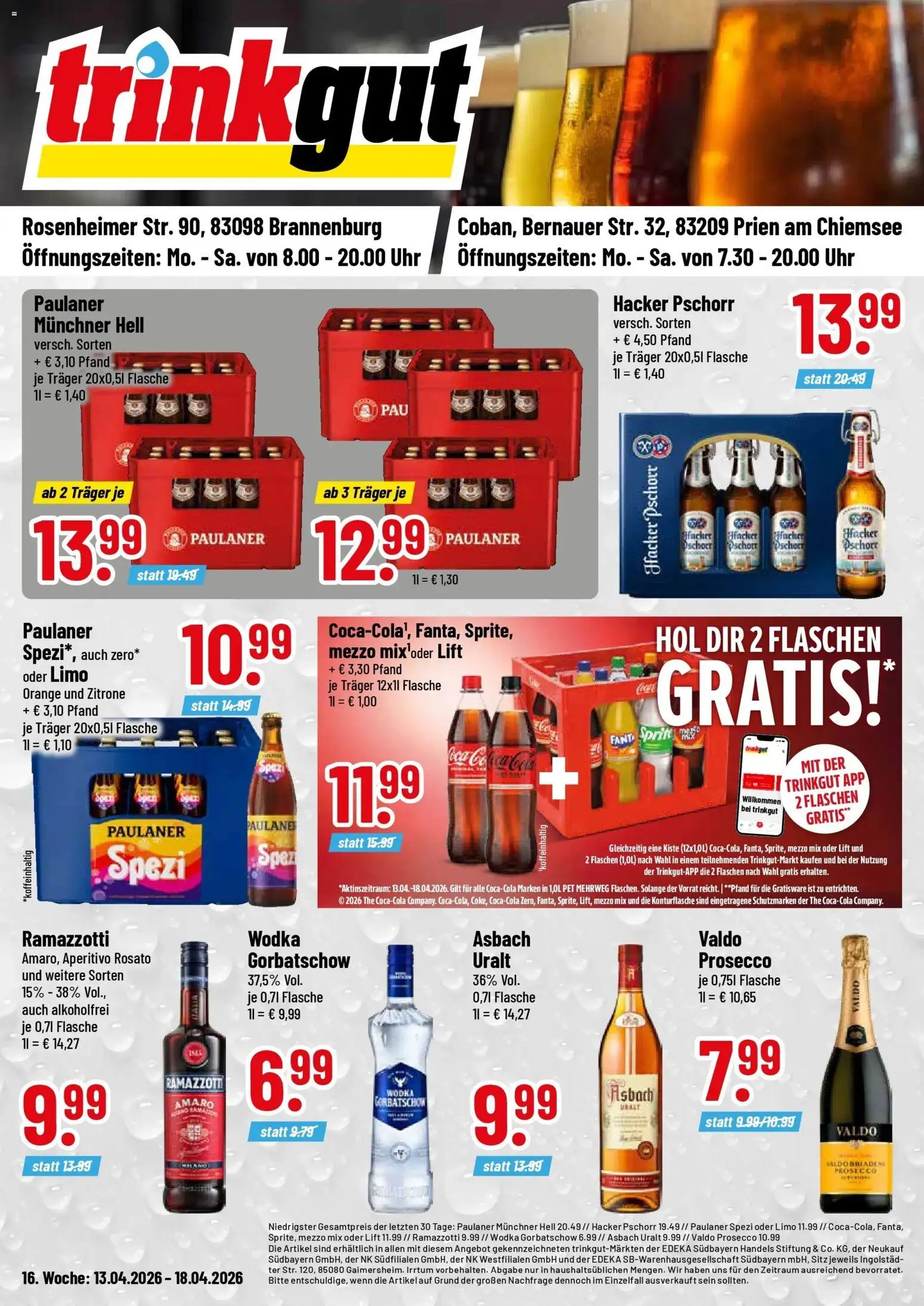 Vorschau von dem Prospekt des Geschäftes Trinkgut, gültig ab dem 12.04.2026