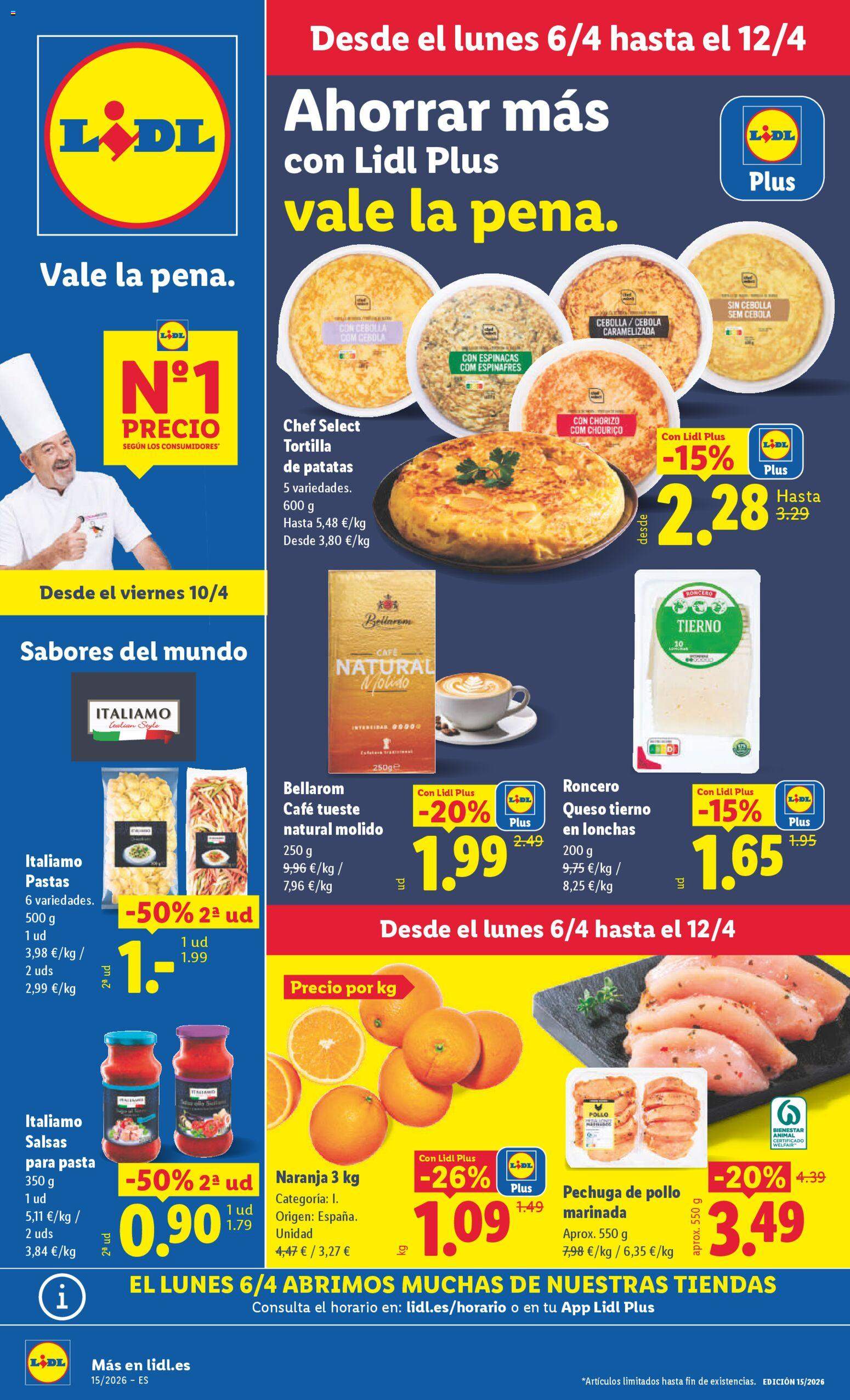 Nuevo folleto Lidl desde 06/04