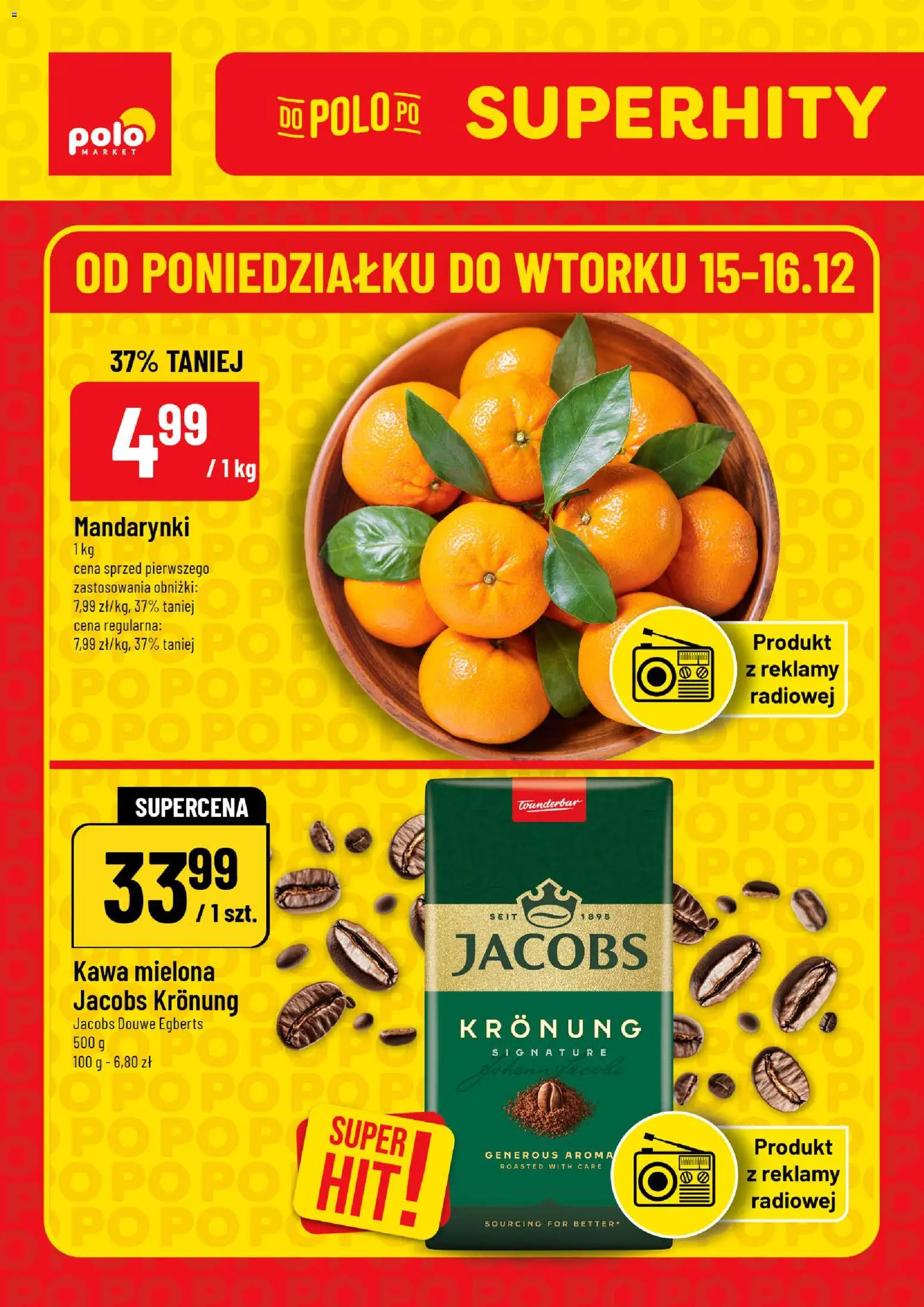 Pogląd gazetki "Super Hity" ze sklepu POLOmarket ważnej od 15.12.2025