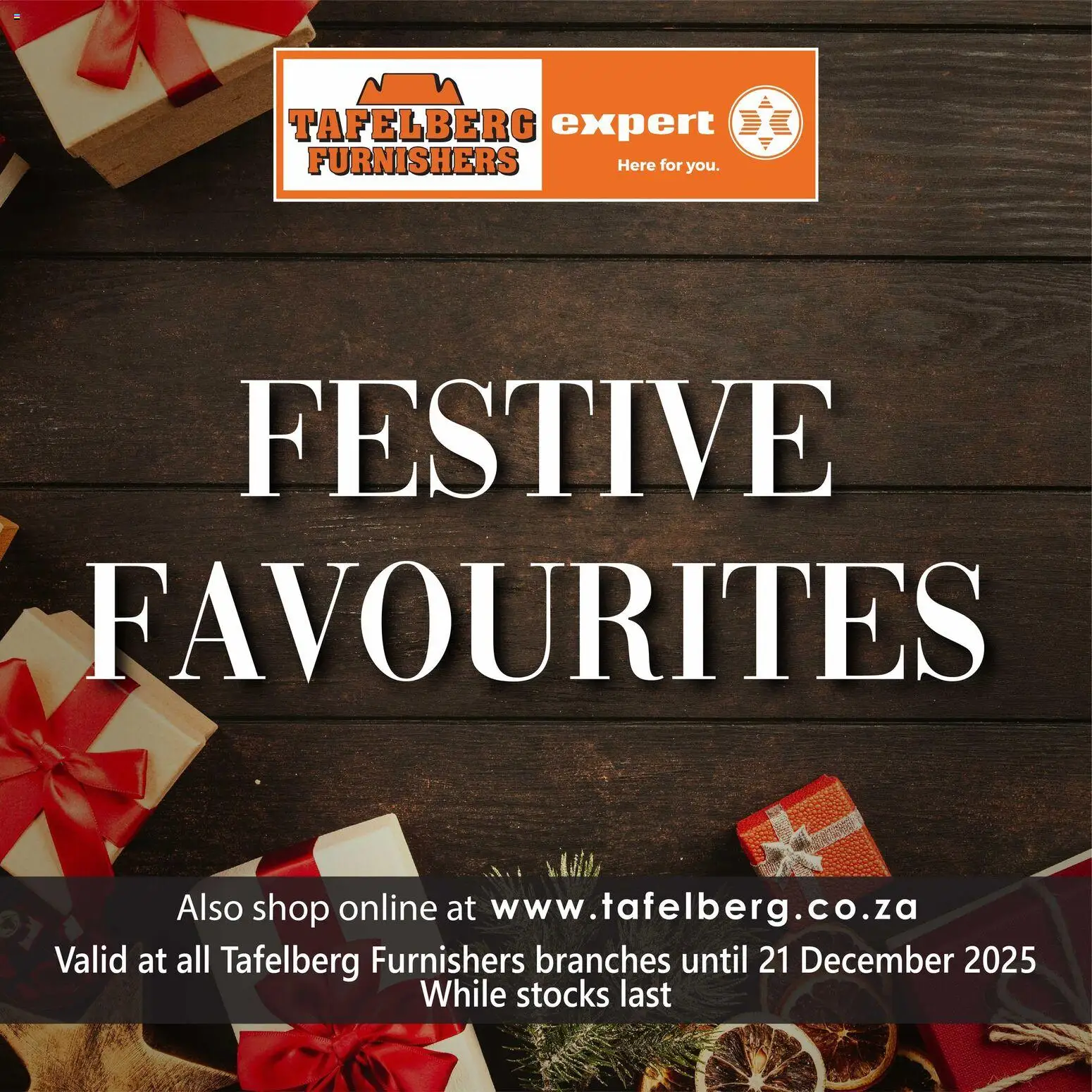 Preview of Tafelberg Furnishers flyer valid from 12/12/2025