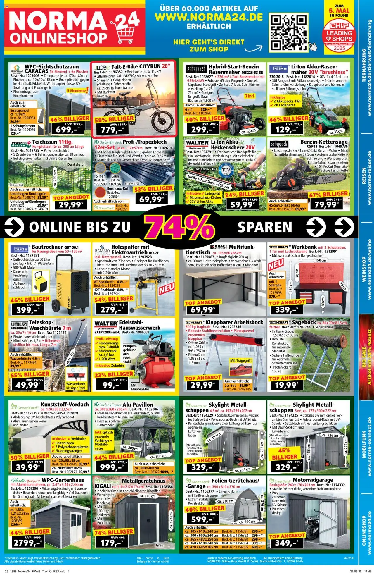 NORMA Prospekt ab 13.10.2025 > Onlineshop + nächste Woche
