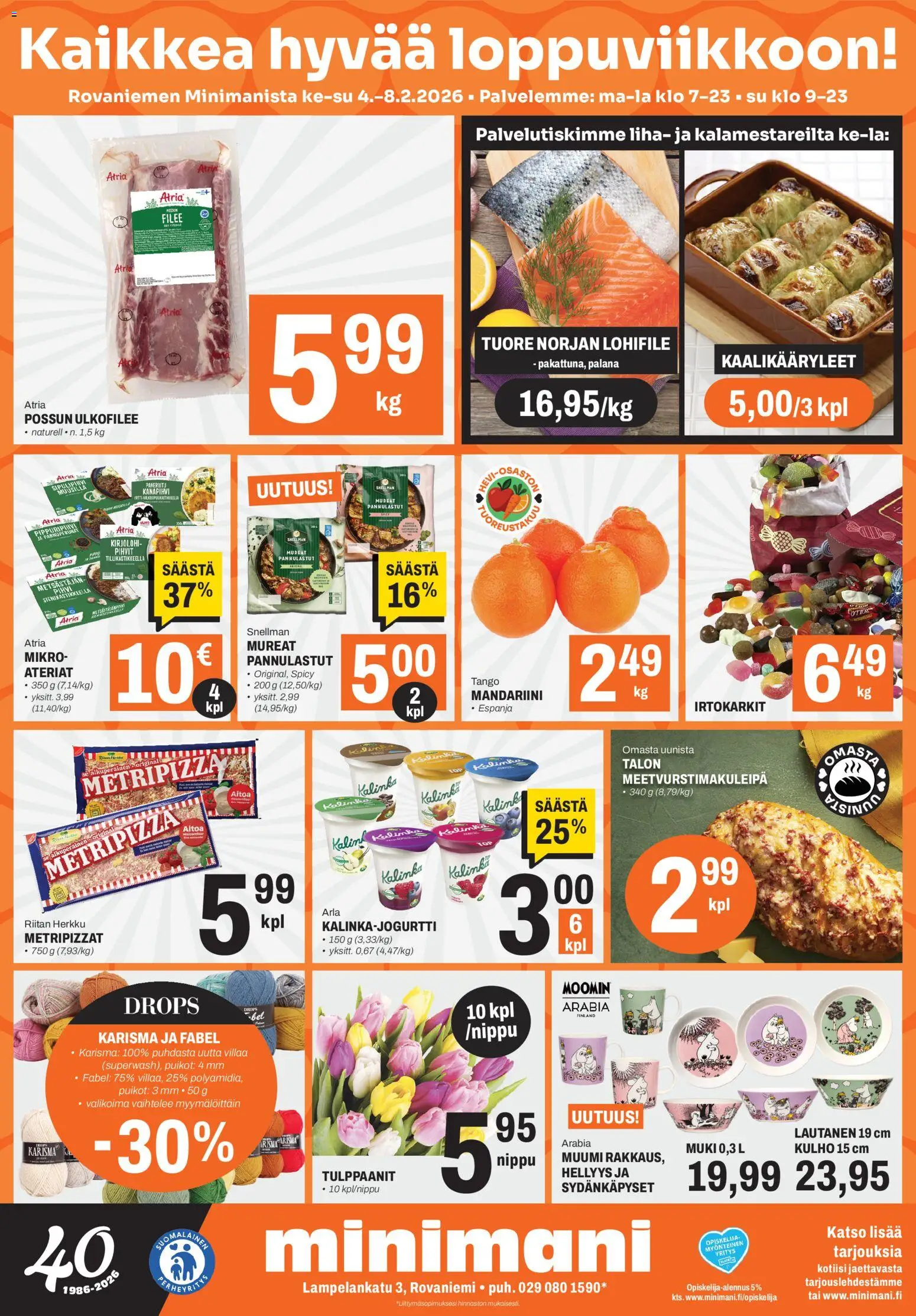 Kaupan Minimani Tarjoukset - Rovaniemi esikatselu, voimassa 04/02/2026