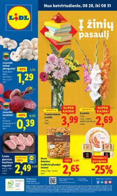 LIDL parduotuvės leidinio Leidinys galiojančio nuo 2025.08.28 peržiūra