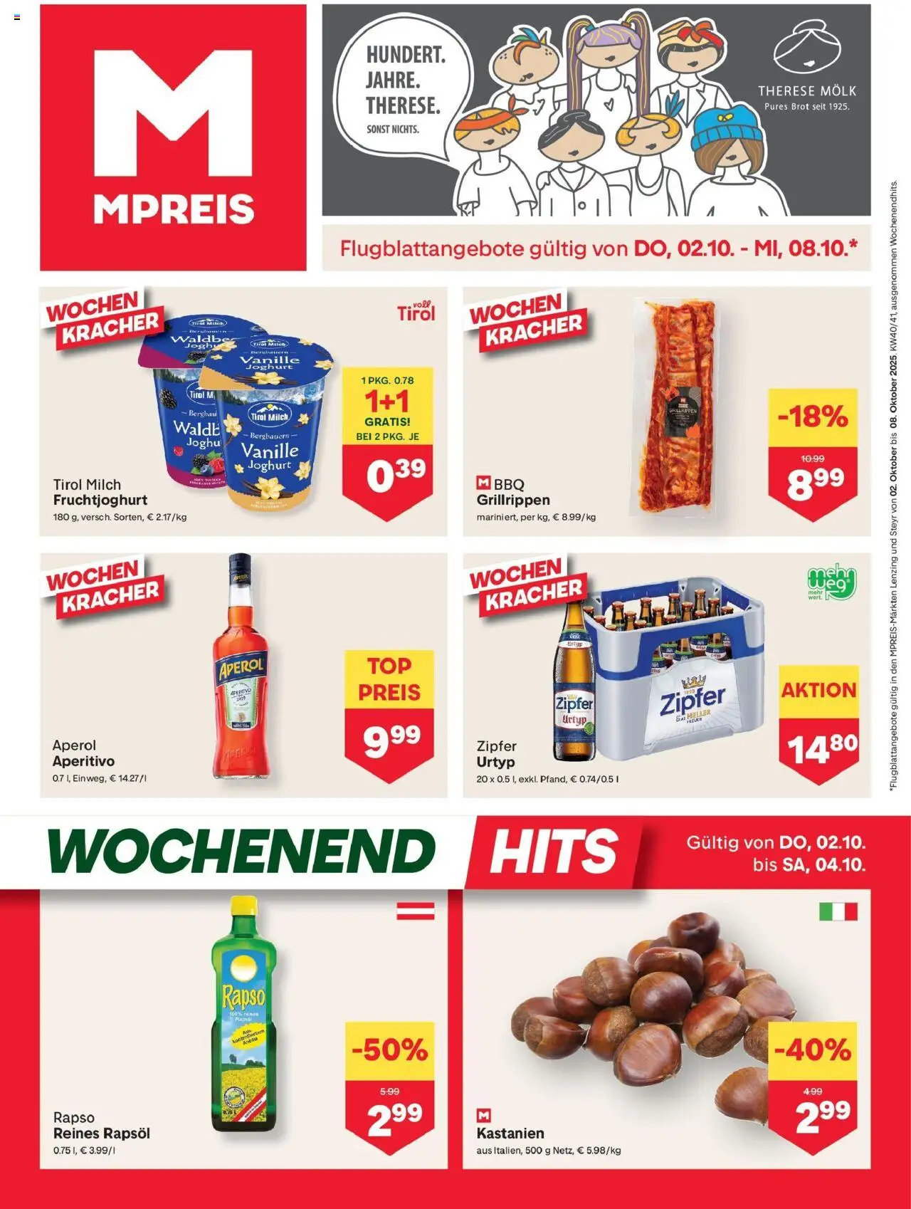  MPREIS Steyr ab (02.10.2025 - 08.10.2025) - Seite 1