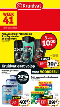 Voorbeeld van Folder week 41 van winkel Kruidvat geldig vanaf 07/10/2025