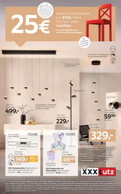 Vorschau der Angebote: XXXLutz Leuchten gültig ab 21.10.2025