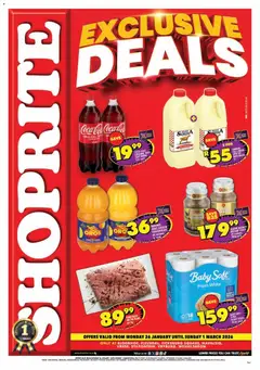 Preview of Shoprite flyer valid from 26/01/2026