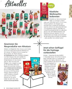 Vorschau von dem Prospekt des Geschäftes Alnatura, gültig ab dem 01.11.2025 | Seite: 6