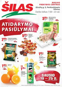 Šilas parduotuvės leidinio Leidinys - Atidarymo pasiūlymai galiojančio nuo 2026.01.19 peržiūra