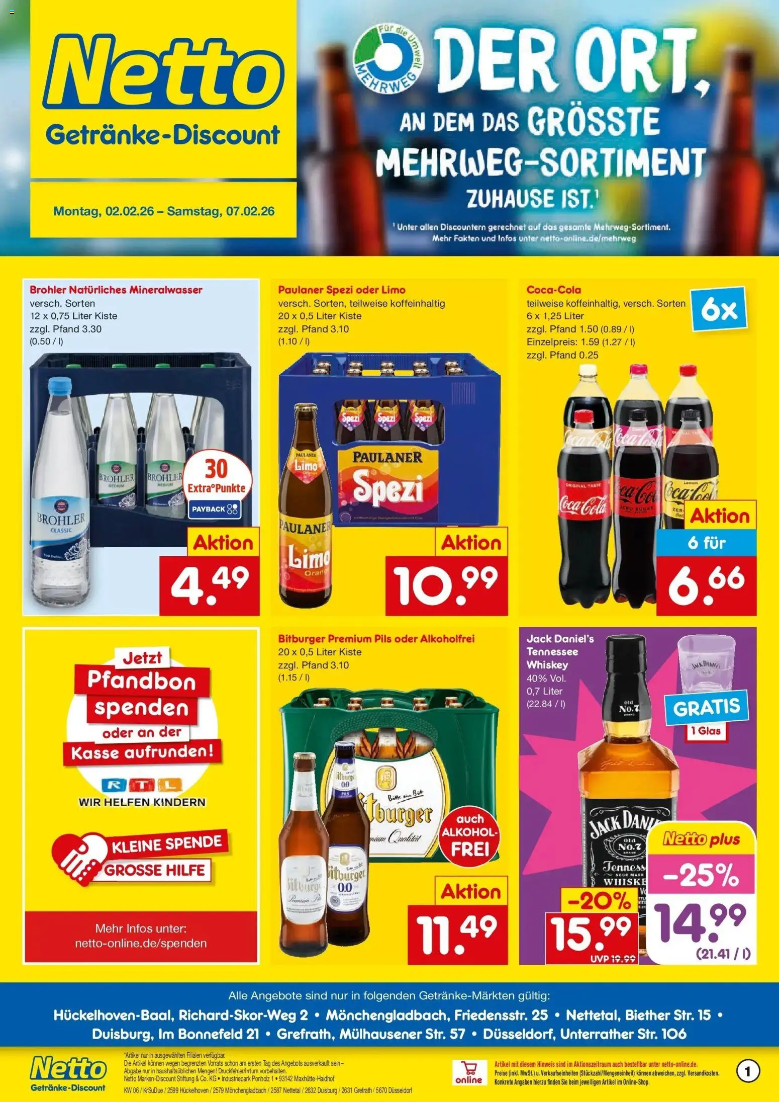 Vorschau von dem Prospekt des Geschäftes Netto Marken-Discount, gültig ab dem 02.02.2026