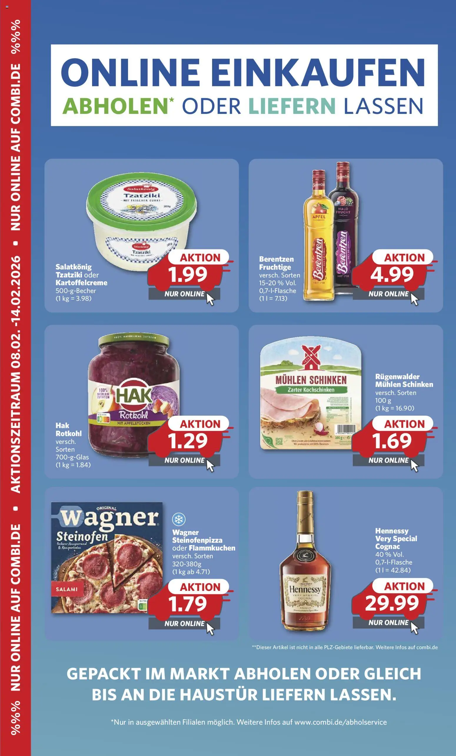 Vorschau von dem Prospekt des Geschäftes Combi, gültig ab dem 08.02.2026
