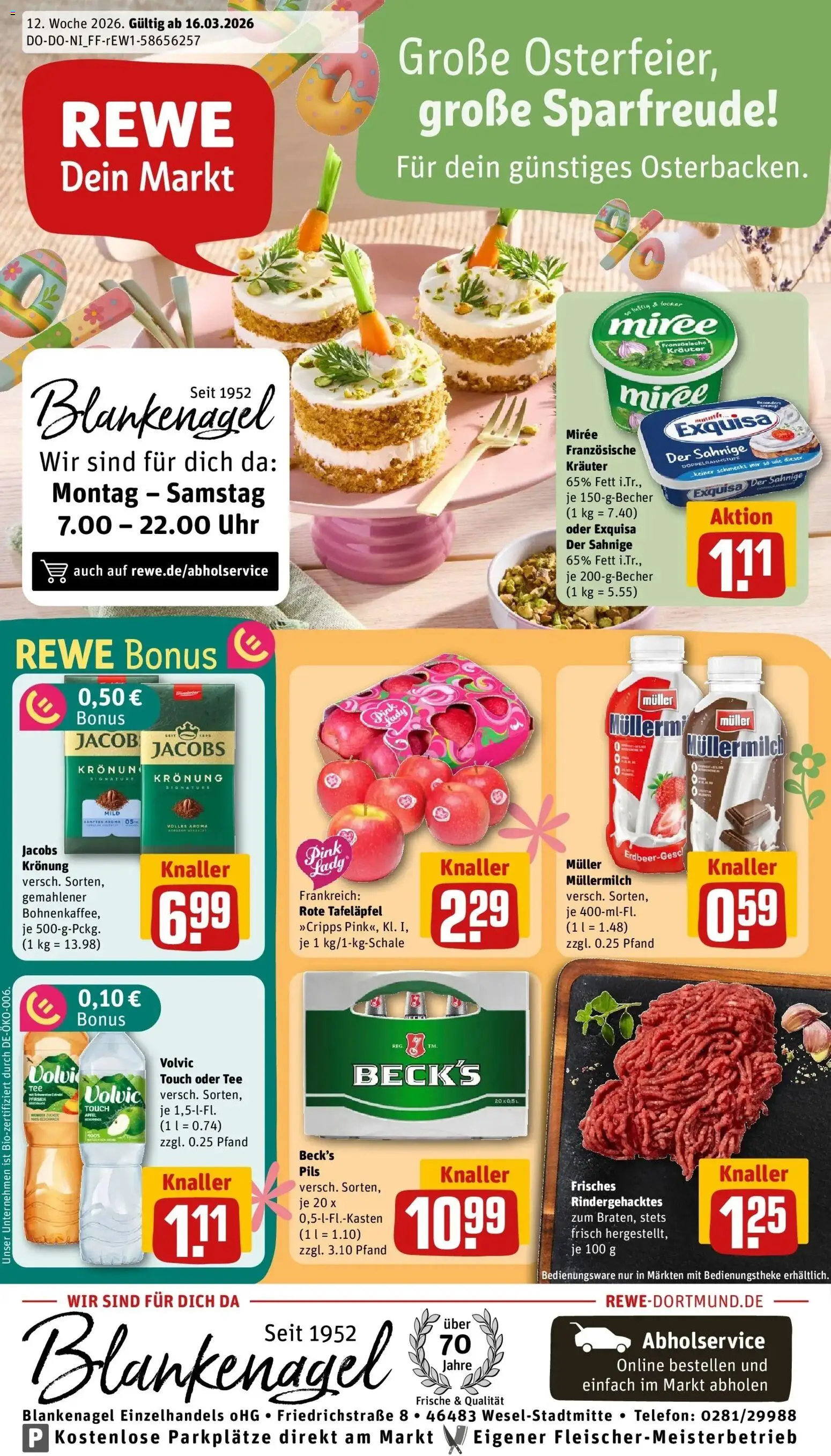 Vorschau von dem Prospekt des Geschäftes Rewe, gültig ab dem 15.03.2026