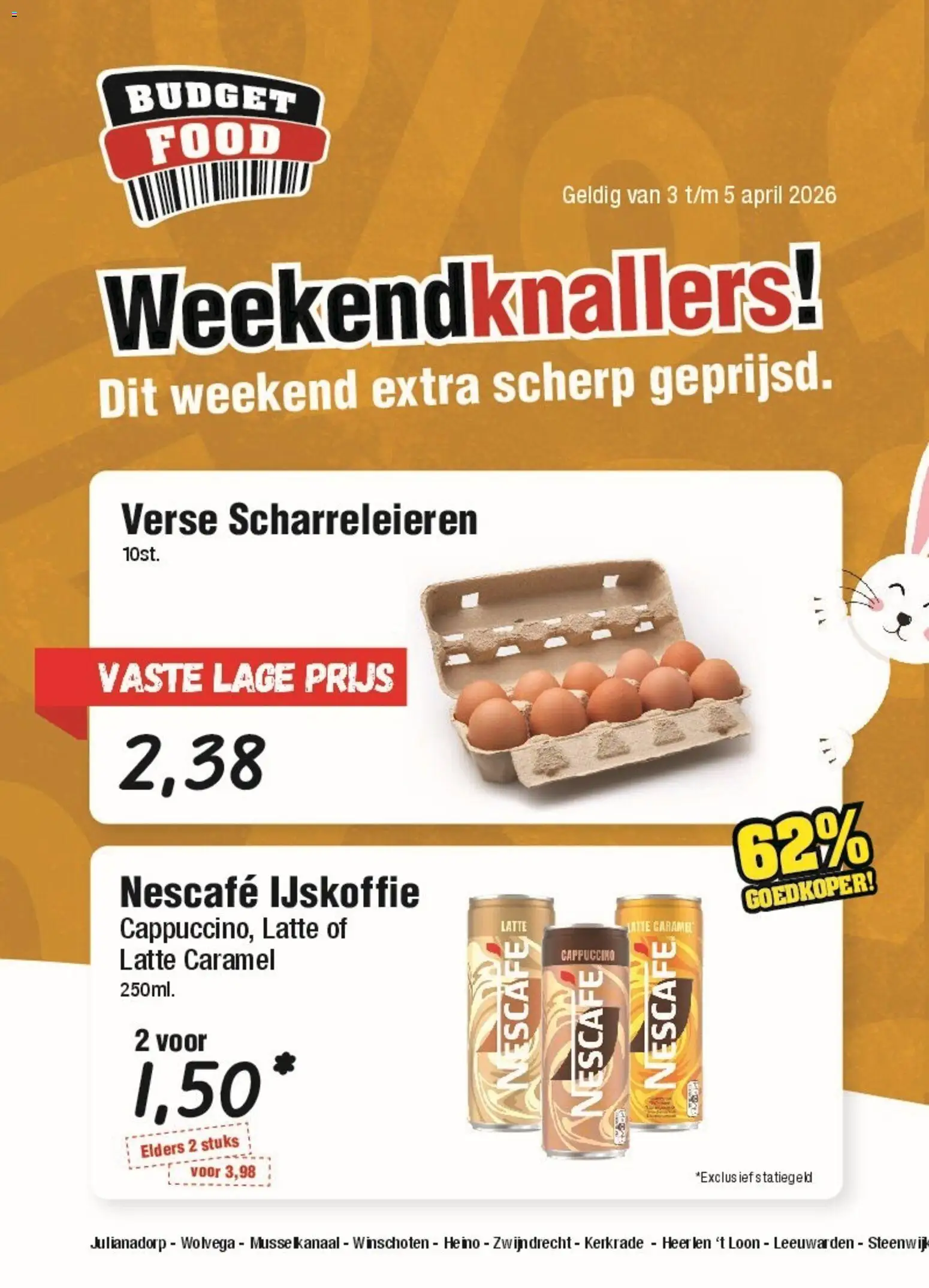 Voorbeeld van Budget Food folder - Weekendfolder van winkel Budget Food geldig vanaf 03-04-2026