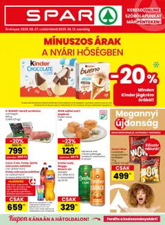 Spar - Akciós újság Spar megtekintése, amely érvényes 2025.08.07.-től