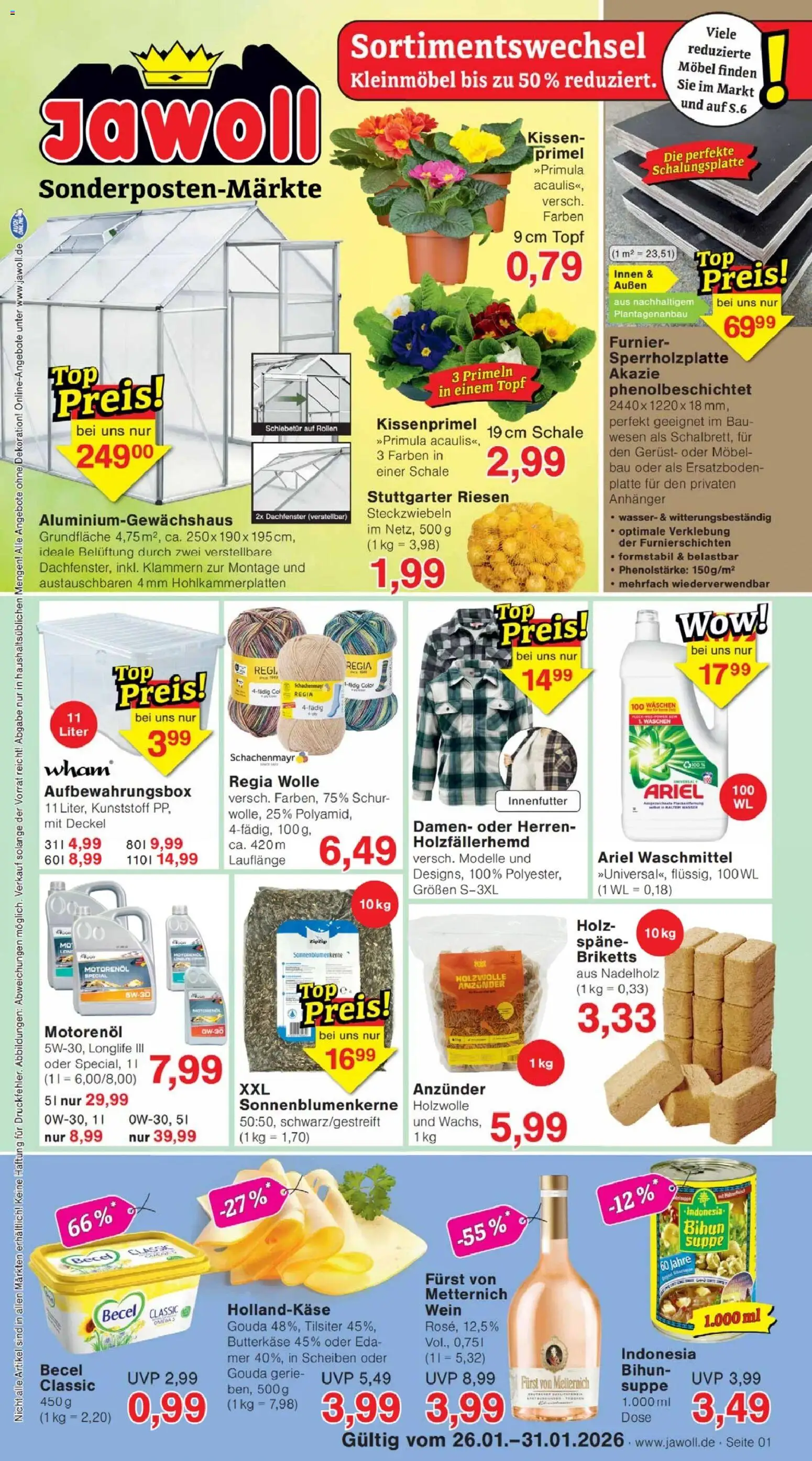 Vorschau von dem Prospekt des Geschäftes Jawoll, gültig ab dem 26.01.2026