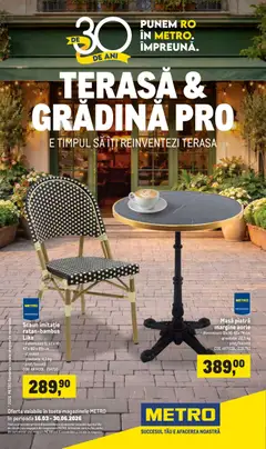 Previzualizarea de cataloage: Metro Metro Catalog Terasă și grădină PRO valabil de la 16.03.2026